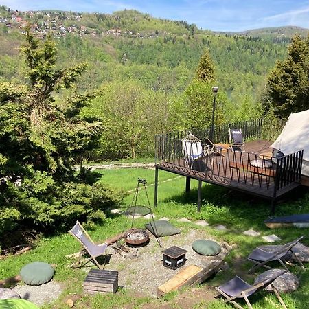 Glampspace - Szlak Beskidzki Hotel Międzybrodzie Bialskie Exterior foto