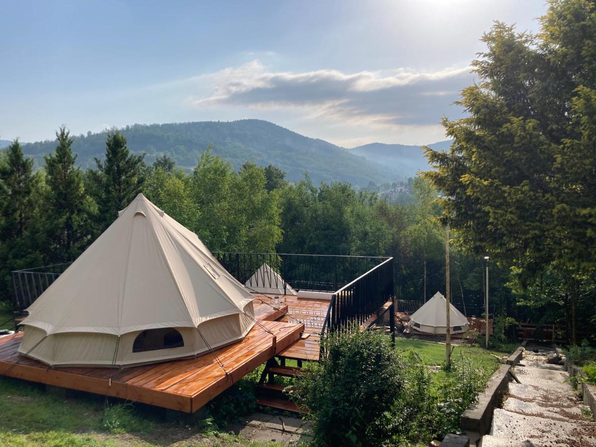 Glampspace - Szlak Beskidzki Hotel Międzybrodzie Bialskie Exterior foto
