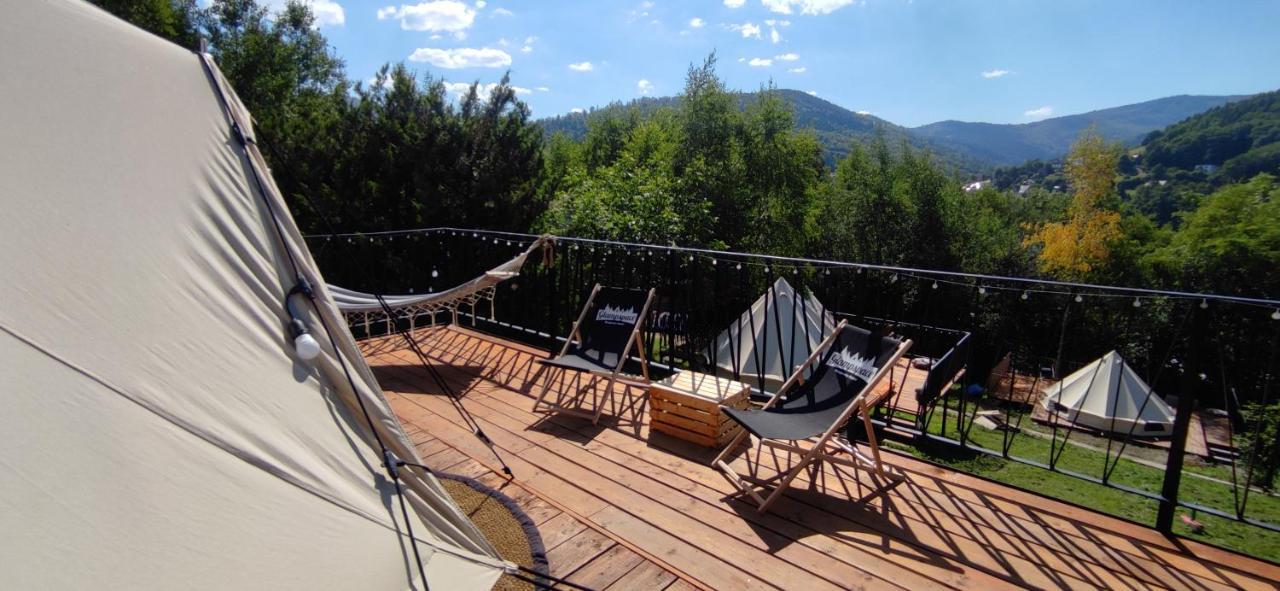 Glampspace - Szlak Beskidzki Hotel Międzybrodzie Bialskie Exterior foto